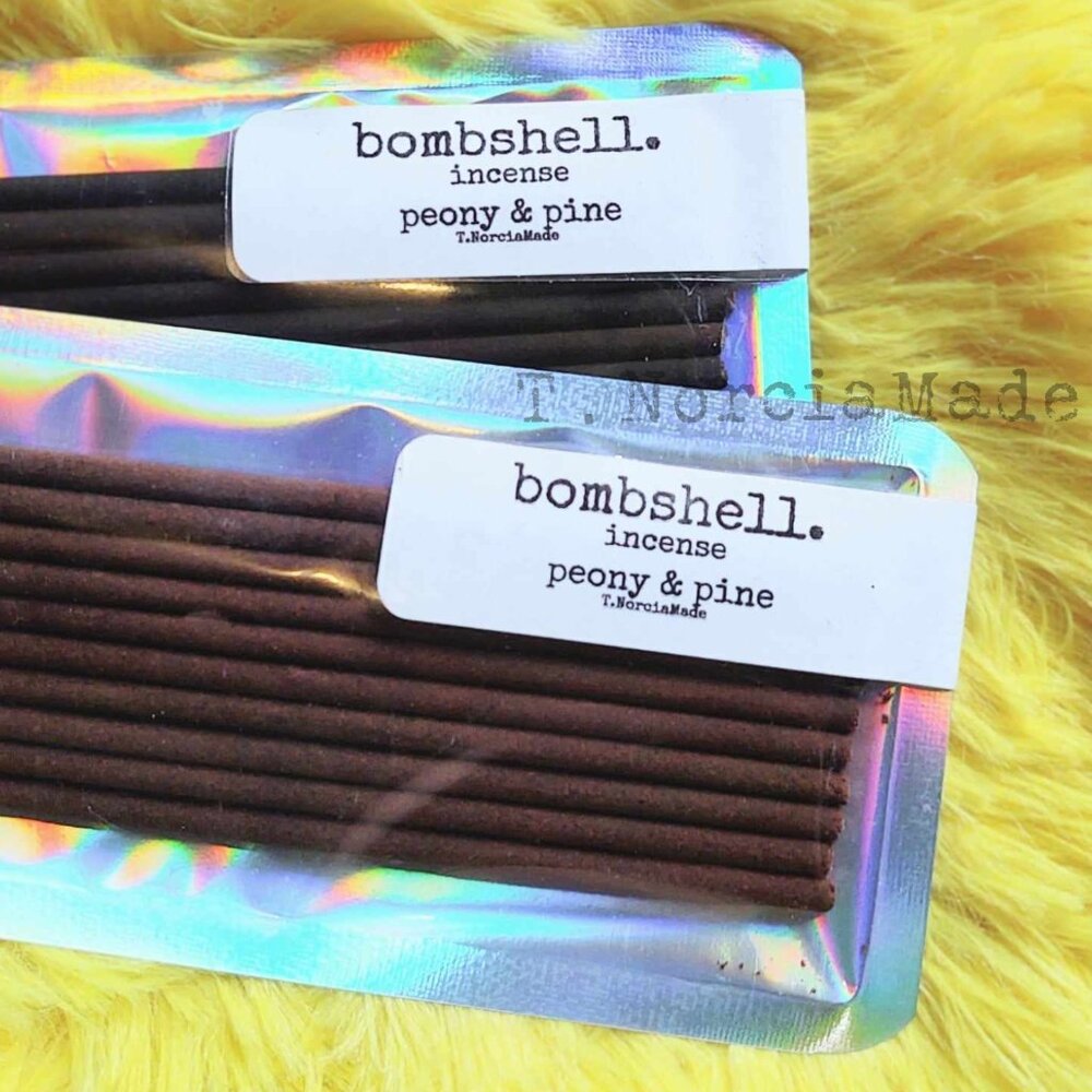 Bombshell Incense Sticks: Peony & Pine